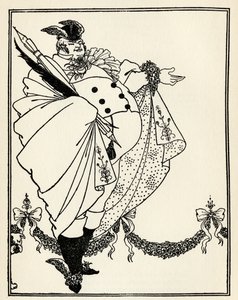 「サボイ」のコンテンツページのデザイン、ボリュームI、1896 作： Aubrey Beardsley